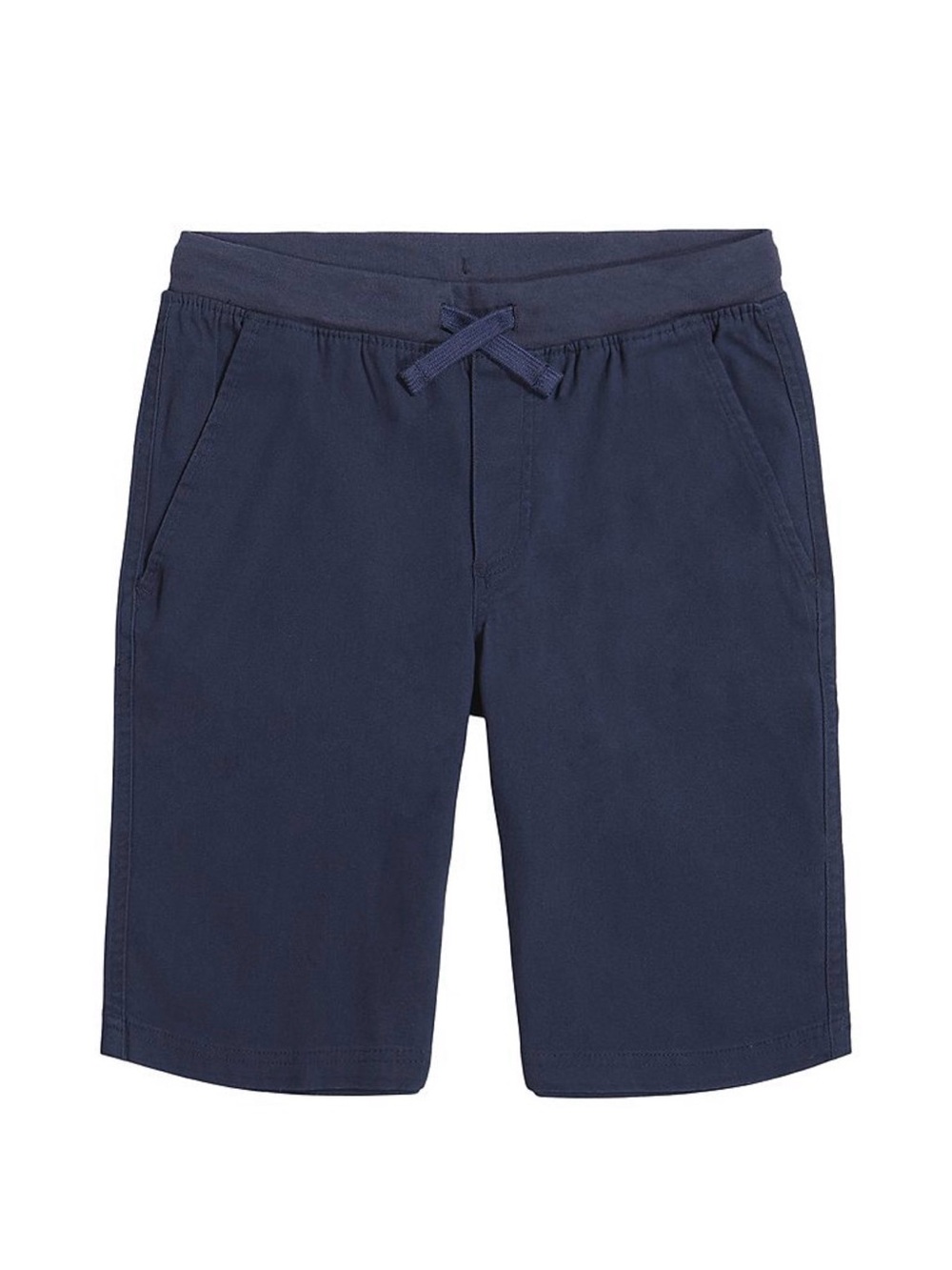 Izod Boys Knit Waist Twill Pull On Shorts - Blue - Size 7